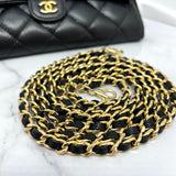High Quality Interwoven Leather Chain Strap- WOC Size