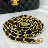 High Quality Interwoven Leather Chain Strap - Standard Size