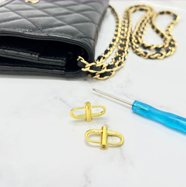 chanel chain strap card holders